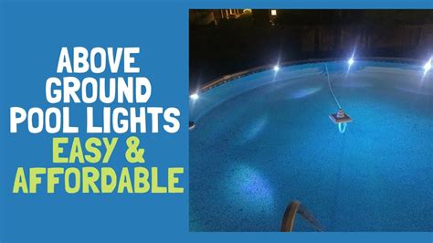 Diy Solar Lights On Above Ground Pool - pic-flamingo