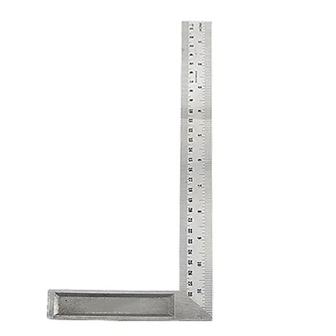 90 Degree 12 Inches Metal L Square Ruler Student Stainless Steel ...