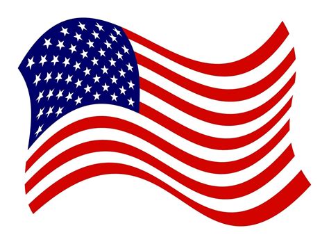 Waving American Flag 2492319 Vector Art at Vecteezy