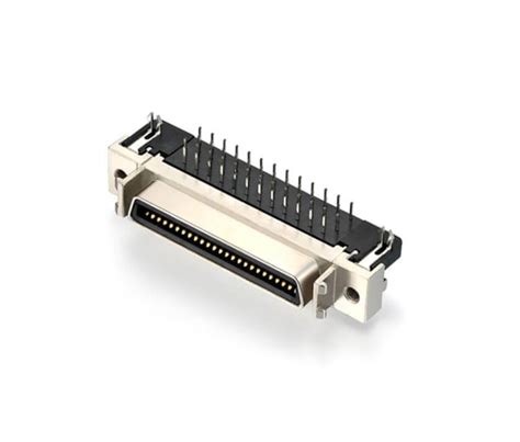 50 pin right angle Female SCSI Connector – Accurate Connecting System