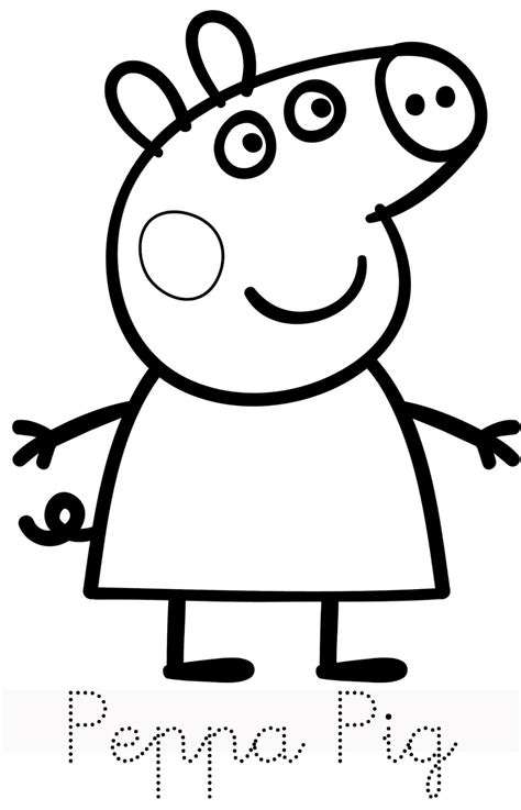 Peppa Pig Coloring Pages - Best Coloring Pages For Kids | Peppa pig ...