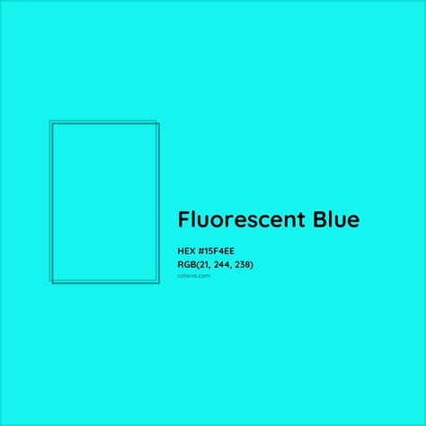 About Fluorescent Blue - Color codes, similar colors and paints ...