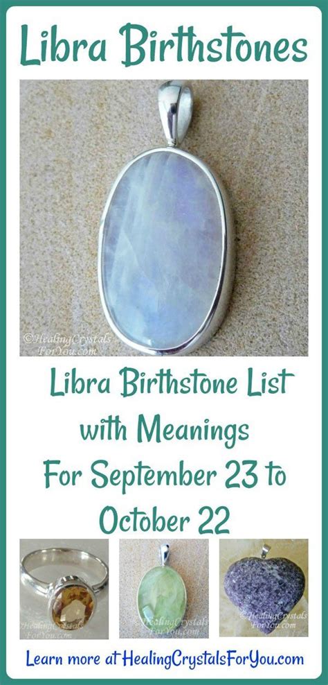 Libra Birthstone List with Meanings For September 23 to October 22 ...