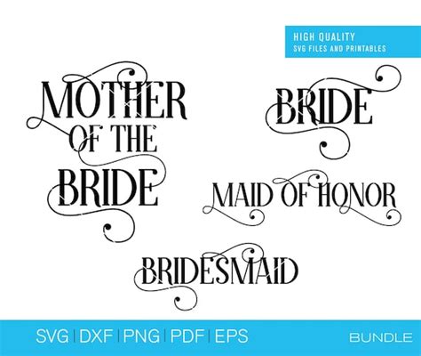 Wedding Titles SVG Files Wedding Svg Files Diy Wedding Svg - Etsy Canada