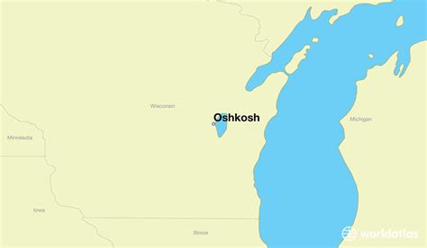 Map Of Oshkosh Wisconsin - Draw A Topographic Map