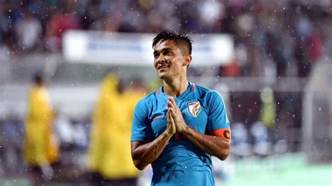 Sunil Chhetri equals Lionel Messi's international goalscoring mark