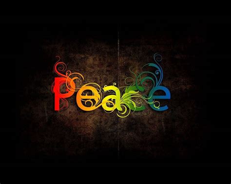 Download "Artistic Lettering of Peace" Wallpaper | Wallpapers.com