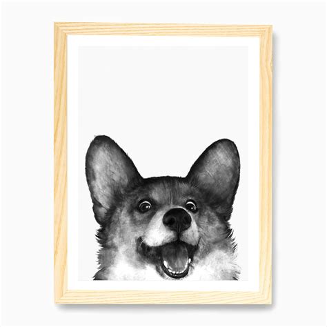 Corgi Art Print | Free Shipping | Fy