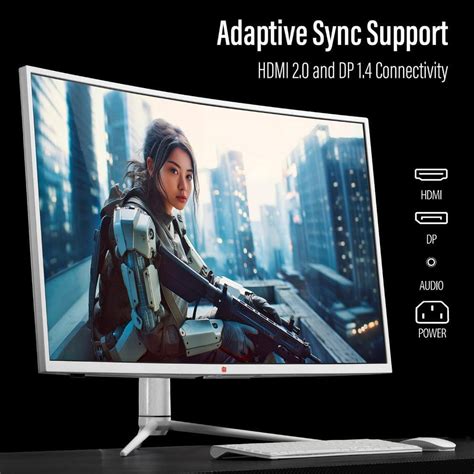 Deco Gear 39 Inch White Gaming Monitor: Unbeatable Gaming Experience