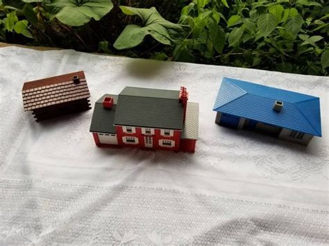 Lot of 3 BB Plasticville Buildings Vintage 1950s Plastic Toy | Etsy ...