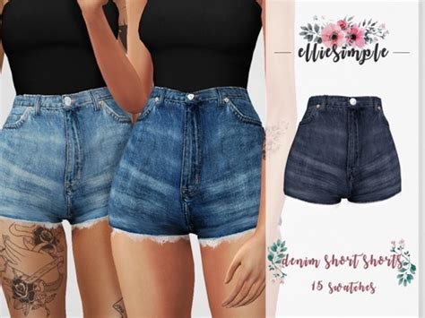 Sims 4 CC: Best Jean Shorts & Cutoffs (For Girls & Guys) – FandomSpot