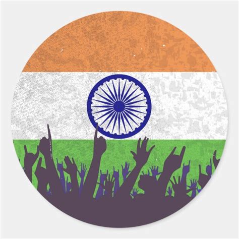 Indian Flag Stickers | Zazzle CA