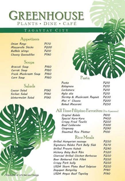 The GREENHOUSE CAFE In Tagaytay Is The Best Hangout For Plantito And ...