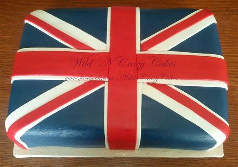 British flag cake | Birthday cake recipe, British cake, Cake
