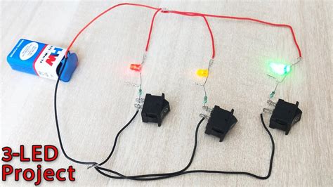 9v Led Switch Circuit Diagram