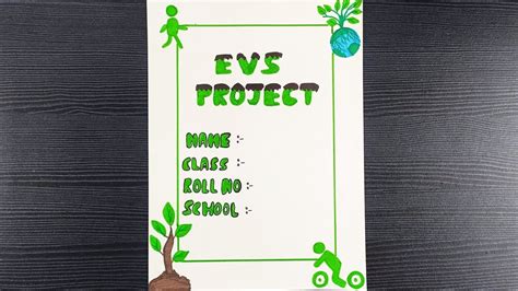 Easy Projects, School Projects, Project Cover Page, Front Page Design ...