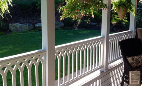 Vinyl Porch Railing Ideas for Porches and Decks