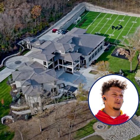 Patrick Mahomes Missouri Mansion With Its Own Football Field - News