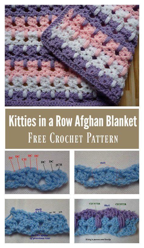 20 Crochet Abstract Cats Stitch Free Pattern For