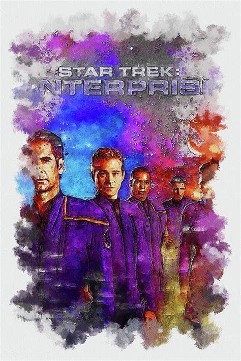 TV Show Star Trek Enterprise Digital Art by Garett Harold - Fine Art ...