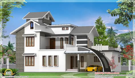 Contemporary Indian house design - 2700 Sq.Ft. - Kerala Home Design and ...