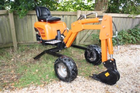 Powerfab mini excavator PLANS for towable digger backhoe 360 degree slew for $100.00 | Welding ...