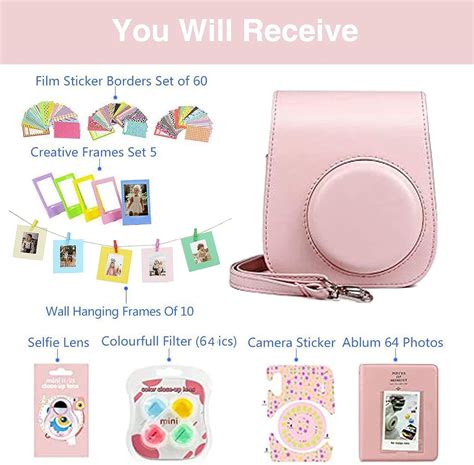 Fujifilm Instax Mini 11 Instant Film Camera Accessories Bundle Case For ...