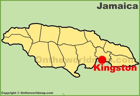 Kingston location on the Jamaica Map | Jamaica map, Jamaica, Map