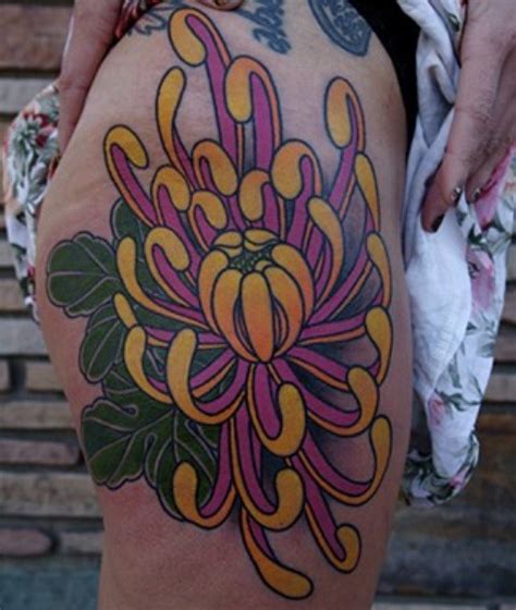 Kiku flower Irezumi | Japanese spider mum tattoo. www.kurtde… | www.kurtdeetjen.com deetjen | Flickr