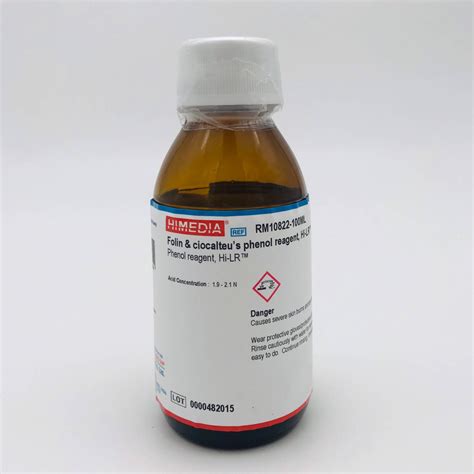 Folin & ciocalteu’s phenol reagent (Himedia) - Hóa Chất Thí Nghiệm