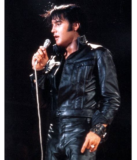 Singer Elvis Presley Leather Jacket - Jacket Makers