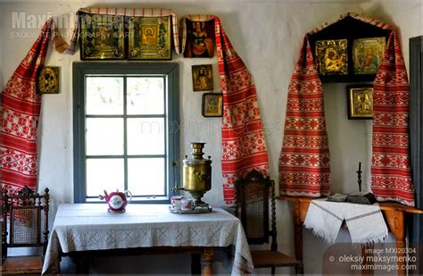 Photo of Traditional Ukrainian Country House Interior | Stock Image MXI20304