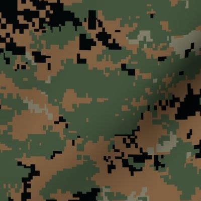 Marine MARPAT Digital Woodland Camo Fabric | Spoonflower