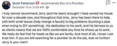 Reviews - Son of a Plumber Inc.