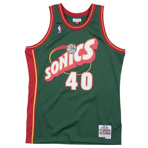 Mitchell & Ness | Shawn Kemp Sonics Jersey | KICKZ.com