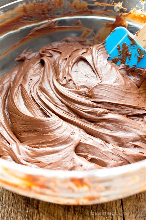 Vegan Chocolate Frosting Recipe (Dairy-Free, Paleo, Gluten-Free, Healthy) - Beaming Baker