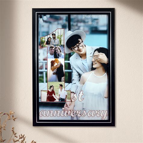 1St anniversary photo frame - Punchvilla.com