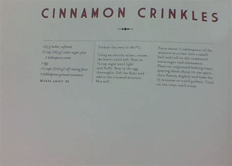 Felicity@Hornby High School: The Design Process- Cinnamon Crinkles
