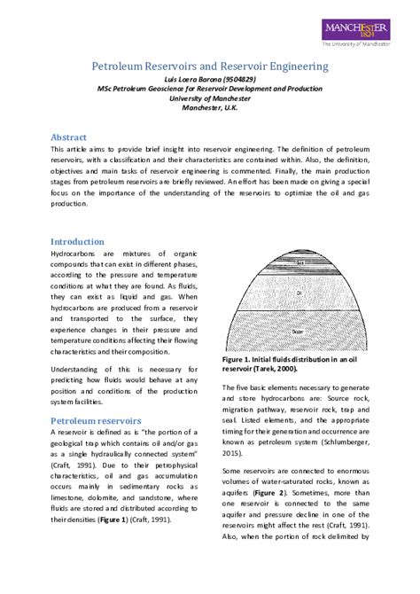 (PDF) Petroleum Reservoirs and Reservoir Engineering | Luis Loera - Academia.edu