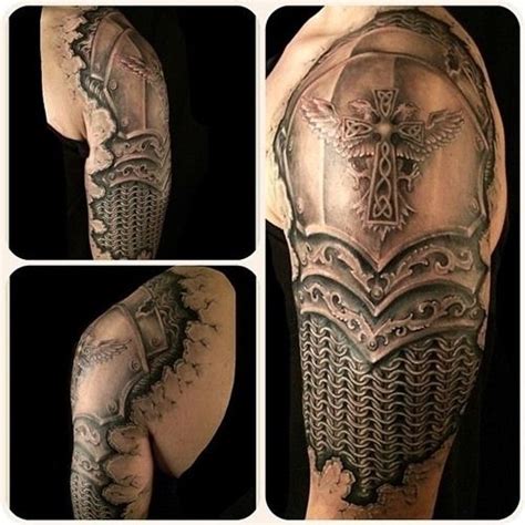 Knight Armor Tattoo Sleeve