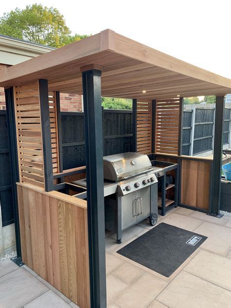 8 BBQ Grill Shelter design 2020 ideas | outdoor bbq area, outdoor bbq ...