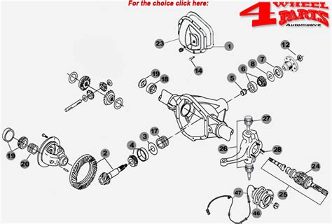 38 dana 44 front axle parts diagram - Diagram For You