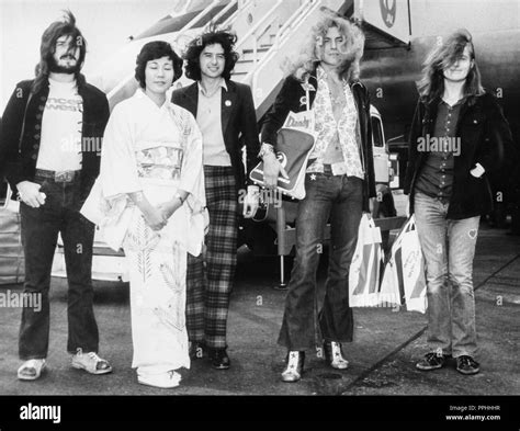 led zeppelin, london airport 70s Stock Photo - Alamy