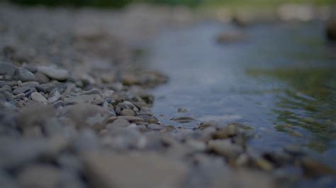 Riverbed Stones Rocks Soil Nature Landscape Stock Footage SBV-348537990 ...