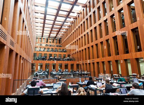 BERLIN, GERMANY - JULY 1, 2014: Humboldt University Library in Berlin. It is one of the most ...