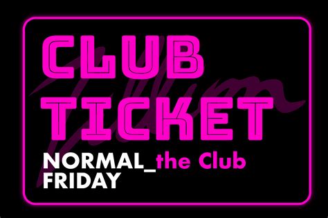 CLUB TICKET - FRIDAY - zillion.xxx