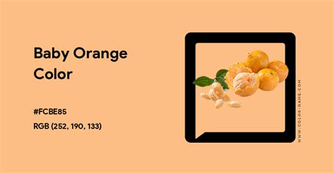 Baby Orange color hex code is #FCBE85