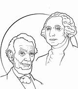 Abraham Lincoln Coloring Page sketch template