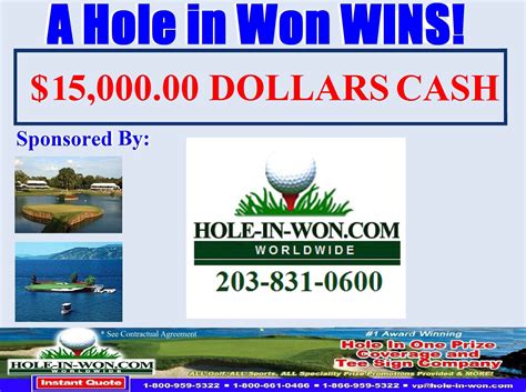 Hole in One Contest Image