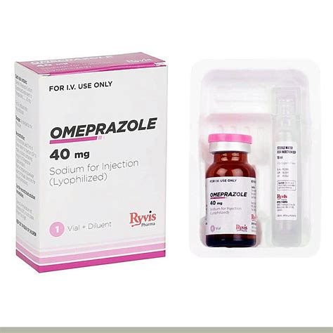 Omeprazole for Injection 40 mg / Vial | Ryvis Pharma